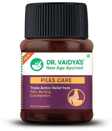 Dr Vaidya's Piles Care-30 Capsules - Pack of 1