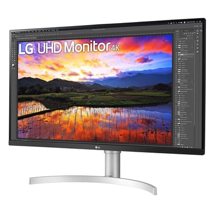 LG 32UN650-W 32 UHD IPS Ultrafine Display,Height Adjustable Stand 3 Side Virtually Borderless Design Monitor