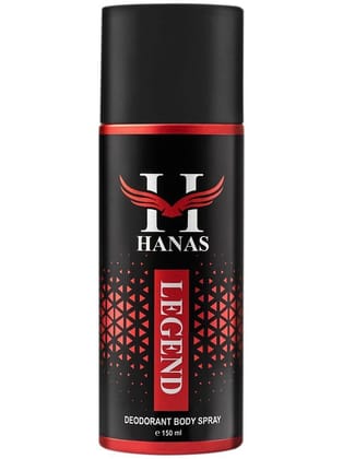 HANAS Legend Deodorant Spray for Men 150 ml ( Pack of 1 )