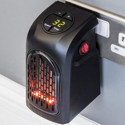 New Portable  400 Watts Handy Heater – Quick Heating, Timer with Thermostat