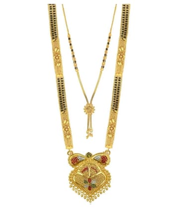 MGSV - Golden Mangalsutra ( Pack of 2 ) - Golden