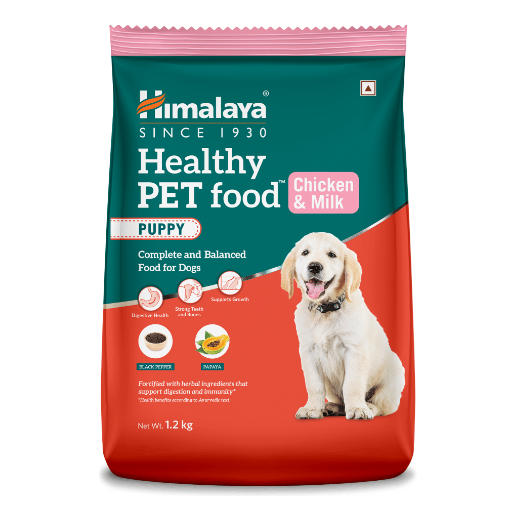 Himalaya Chicken  Milk Healthy Pet Puppy Dry Food-Himalaya Chicken & Milk Healthy Pet Puppy Dry Food - 1.2kg