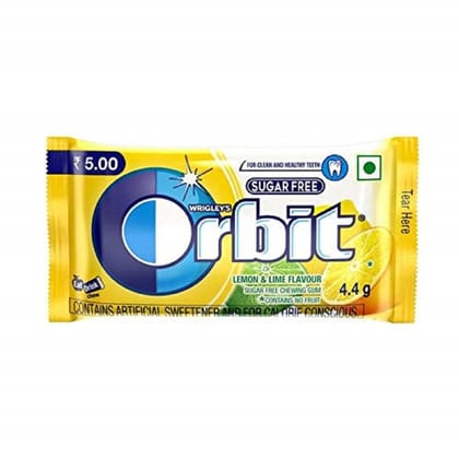 Wrigleys Orbit Sugar-free Chewing Gum - Lemon & Lime, 4.4 G Pouch