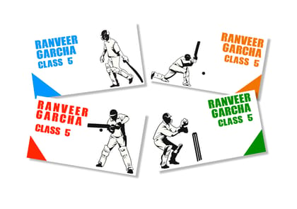 Book Labels - Cricket-12