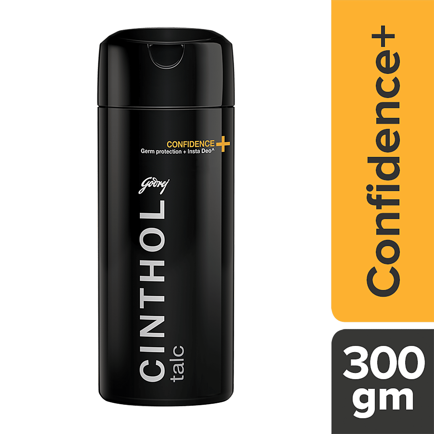 Cinthol Confidence+ Talc - Antiperspirant, Germ Protection & Insta Deo Fragrance, 300 G