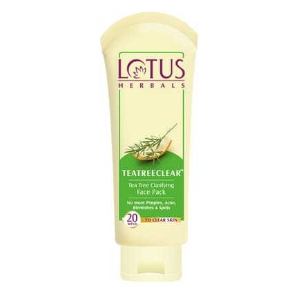 Lotus Herbals Tea Tree Clarifying Face Pack (60g)-60g