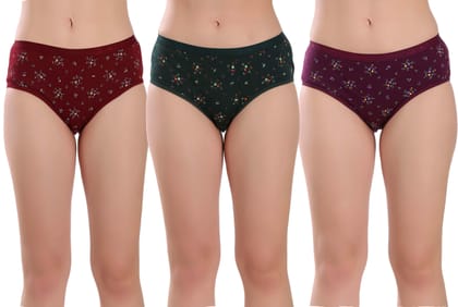 Eve's Beauty Women Hipster Multicolor Panty-s / Multicolor / Cotton Blend