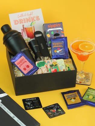 Cocktail Lovers Gift Hamper-Happy Birthday Girl