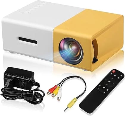 Projector Portable 1080P LED Projector, Pocket Video Projector for Home Theater Movie Projector