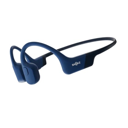 Shokz Open Run Bone Conduction Open Ear Headphones-Blue