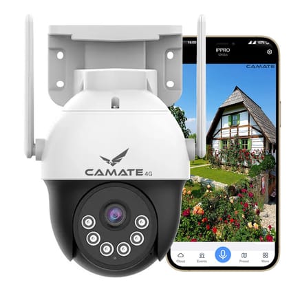 Camate Astro 3MP 4G SIM Based Pan Tilt Wireless Outdoor CCTV Camera