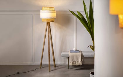 Zik Impex Modern Floor Lamp for Bedroom, Home Decor, Living Room, Bedside, Office Room.