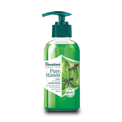 Himalaya Pure Hands Purifying Tulsi Hand Wash Pump, 250 ml Bottle