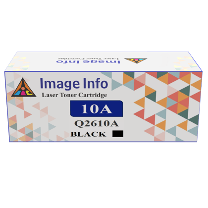 ImageInfo 10A Toner Cartridge for HP 10A  / Q2610A Toner Cartridge for HP Laserjet 2300 / 2300L / 2300D / 2300DN / 2300DTN / 2300N Printers-BLACK