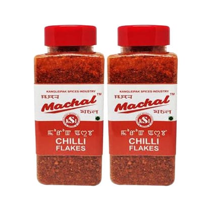 Chilli Flakes Jar, 80g | Machal (Pack of 2)-Pack of 2