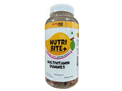 Ketones Nutrition Nutri Bite Multivitamin Gummies | 60 Servings | Mango