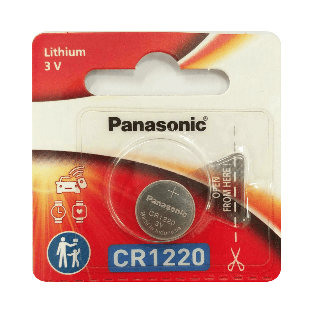 Panasonic CR1220 3V Lithium Coin Cell Battery-Pack of 1