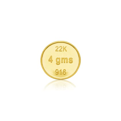 Dvara SmartGold Gold Coin Round (22K) 4 Gms