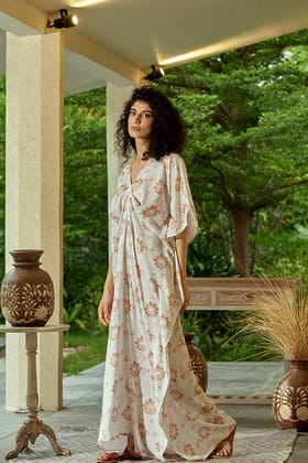 Winter Walk Green Kaftan (Clearance)-S / GREEN