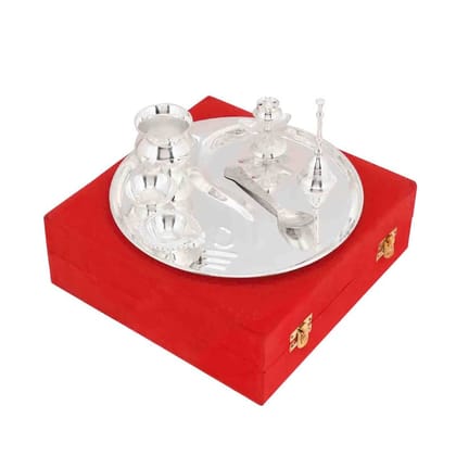 Ganesh Pooja Thali – Silver