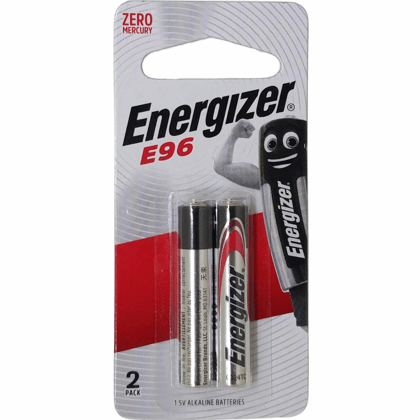 Energizer Alkaline size AAAA E96 Batteries - Pack of 2