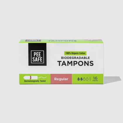 Biodegradable Tampons- Regular 16 Tampons - BYOC-Biodegradable Tampons- Regular (16 Tampons) - BYOC - Default Title