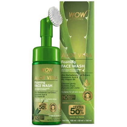 Aloe Vera Face Wash with Built in Brush - 150mL PACK OF 2