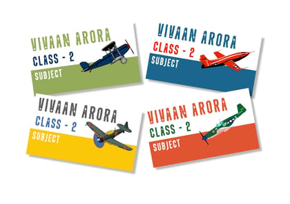 Book Labels - Airplane-12