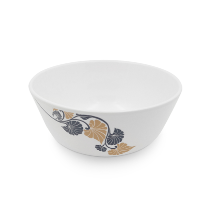 SUPERWARE | Pure Melamine | Soup Bowl Set - VEGETAL GOLD (4.5") | 6 Nos.| Stain Free, Glazed Finish