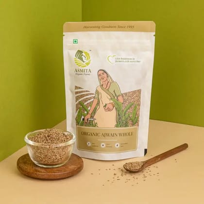 Organic Ajwain Whole | Carom Seeds - 100 gms-100 gm