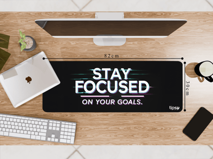 "Goal Focused" Gaming Mousepad – Elevate Your Gaming Experience-Large (30CM X 82CM)