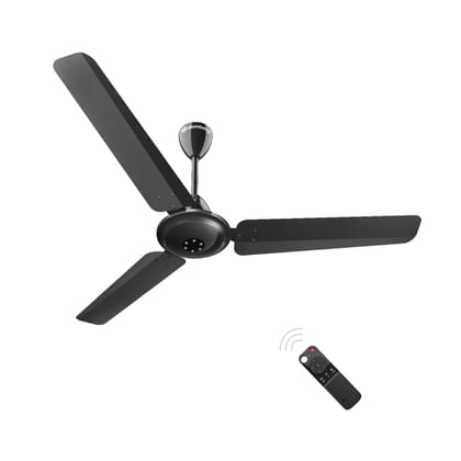 Atomberg Efficio Alpha 1200 mm BLDC Ceiling Fan with Remote Control  LED Indicators  Gloss Black-Atomberg Efficio Alpha 1200 mm BLDC Ceiling Fan with Remote Control & LED Indicators | Gloss Black