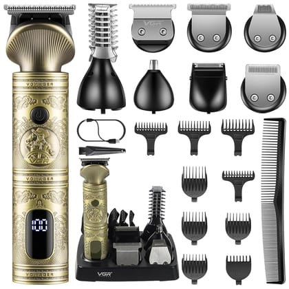 VGR V-106 Mens Grooming Kit Gold-VGR V-106 Men's Grooming Kit, Gold - Default Title