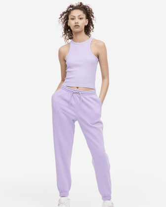 Lavender Joggers Woman-s-L