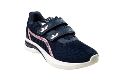 Abros Ladies Navy / Pink Sports Shoe-Navy/Pink / 4