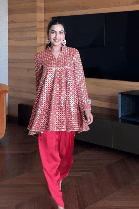 Festive Wedding Wear Designer Dhoti or Pant set-M / Dhoti