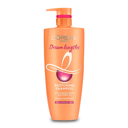 L'Oreal Paris Dream Lengths Restoring Shampoo, 704 ml Bottle