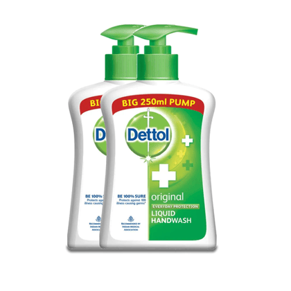 Dettol Original Liquid Handwash B1G1 @ 250 Ml, 500 ml Bottle