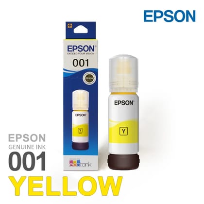 Epson 001 / T03Y4  Yellow Genuine Ink Bottle 70ml-Yellow