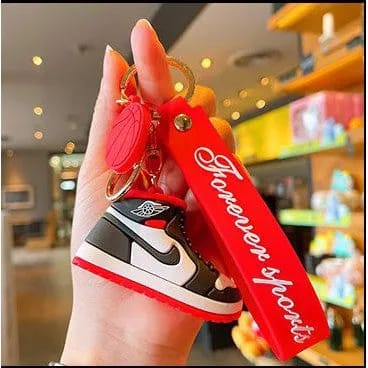 Forever Sports Sneakers Keychains - White - Single Piece