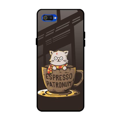 Tea With Kitty Glass Case For Realme C2