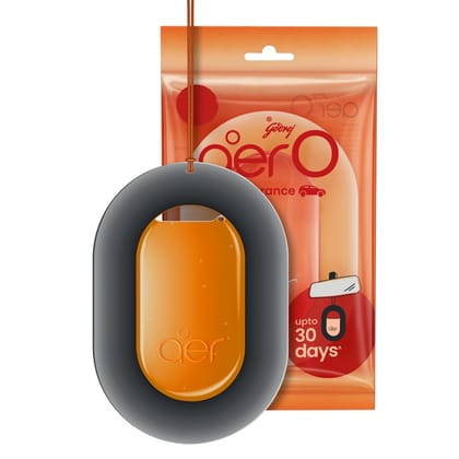 Godrej Aer O Hanging Car Air Freshener Gel, Car Accessories, Musk After Smoke (7.5G)