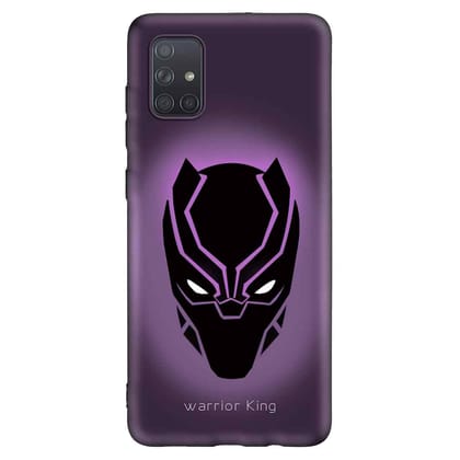 Warrior King Samsung A71 Premium Embossed Mobile cover