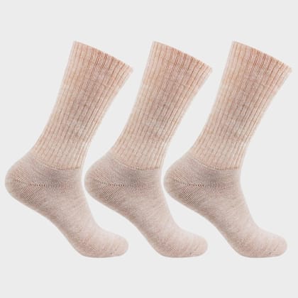 Women's Skin Woolen Socks - Pack of 3