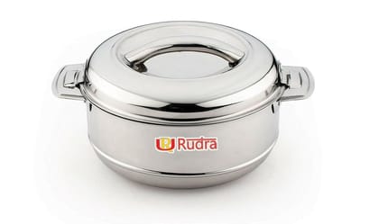 Rudra Super Stainless Steel Insulated Casserole (Multiple Sizes)-1L