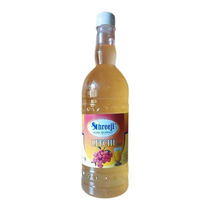 Shreeji Litchi Syrup Mix with Water / Soda for Making Juice 750 ml