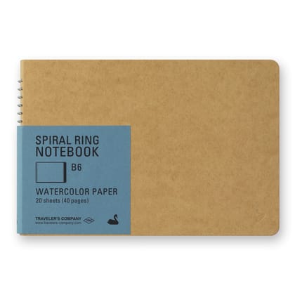 TRC SPIRAL RING NOTEBOOK (B6) Watercolor Paper