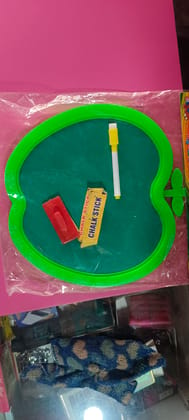 VINAYAK COLLECTION White board and green board with chalk duster and marker,