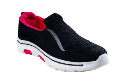 Lexa Ladies Black Sports Shoe-Black / 4