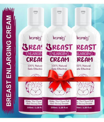 KURAIY Breast Tightening and Lifting Breast Enhancement Cream 100ml Pack Of 3